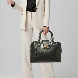 Louis Vuitton Melrose Avenue Green Monogram Vernis Bag - Perfect Conditon